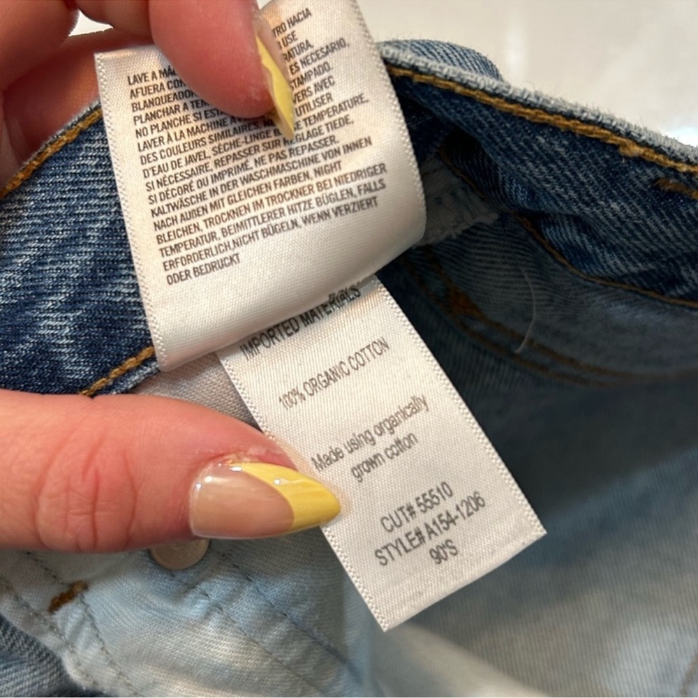 Agolde 90s pinch waist Jeans- Navigate - Picture 6 of 7